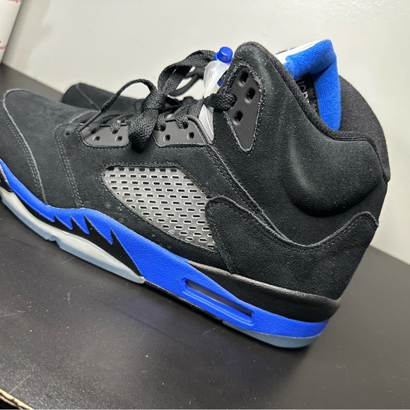AIR JORDAN RETRO 5 RACER BLUE - Picture 3 of 6